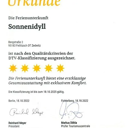 Chalet-ferienwohnung Sonnenidyll, 51 Qm, Wellness/fitness/sauna - Bergroedelhof * Feilitzsch