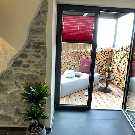 Chalet-ferienwohnung Sonnenidyll, 51 Qm, Wellness/fitness/sauna - Bergroedelhof Feilitzsch